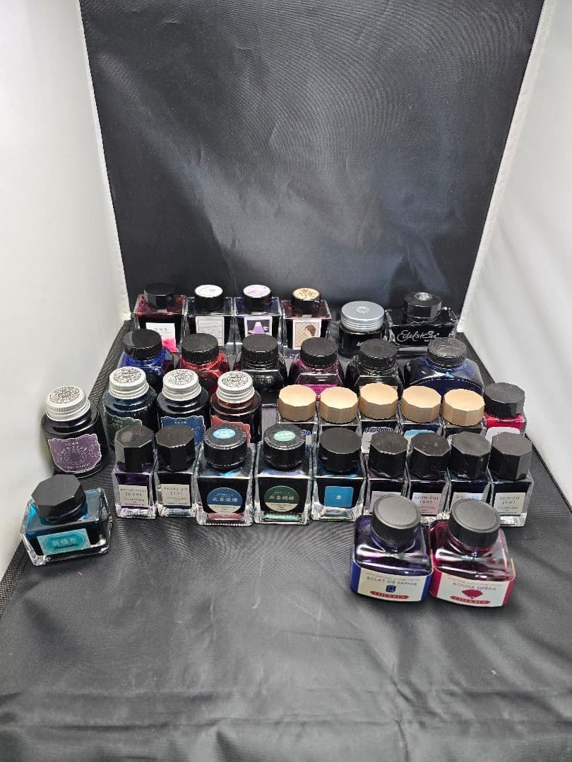 大量の万年筆インク