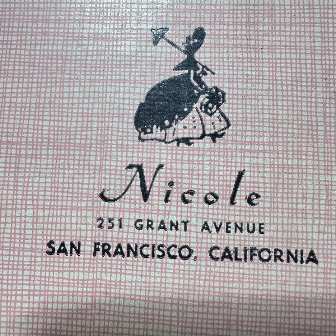 戦前アンティーク　アメリカ製　ニコル　人形　カリフォルニア　洋人形