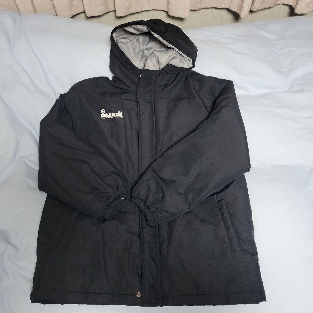 新品、未使用 GRANDE フード付き ベンチコート ブラック