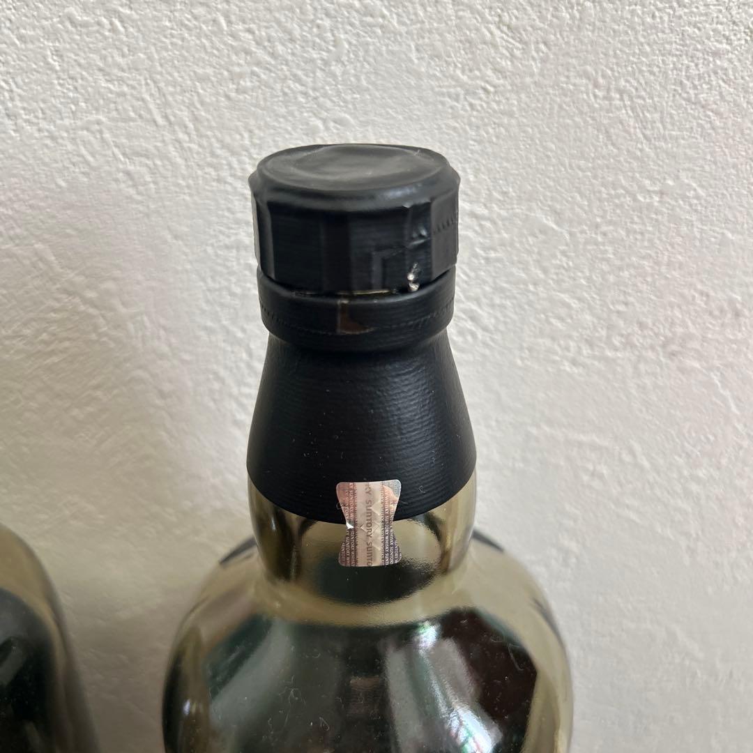 山崎18年 空瓶 未洗浄　4本　サントリー 響21年 空瓶 未洗浄　2本