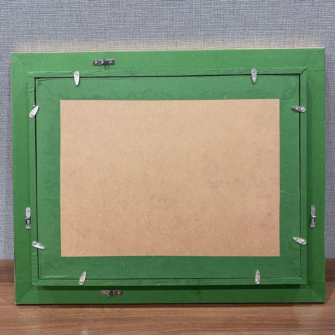 【花】南　美穂子作　絵画　アート　油彩画 金色フレーム