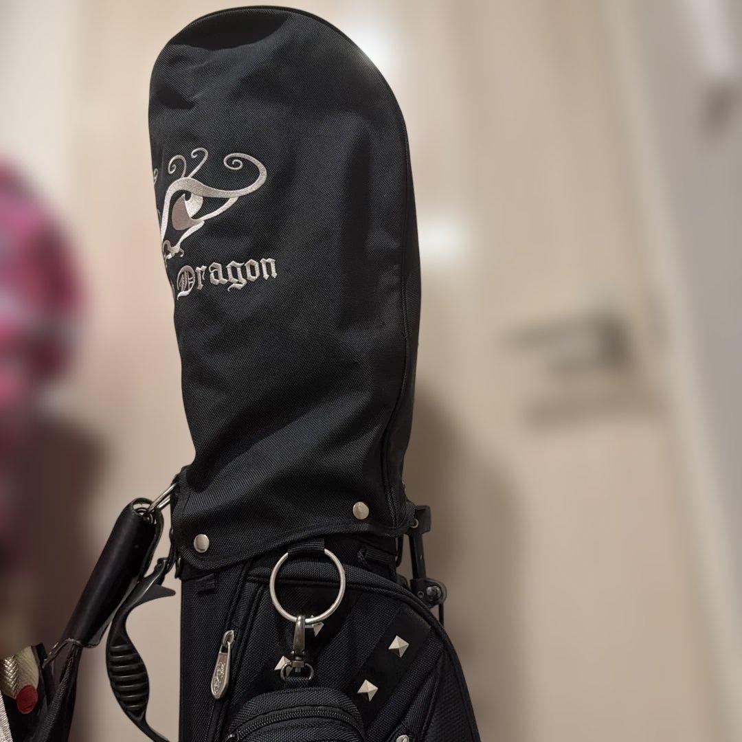 Dance With Dragon ブラックキャディバッグ