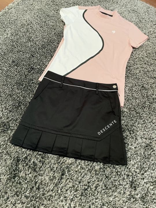 【新品】DESCENTE＊デサント＊プリーツ＊スカート＊ゴルフウェア＊ゴルフ女子