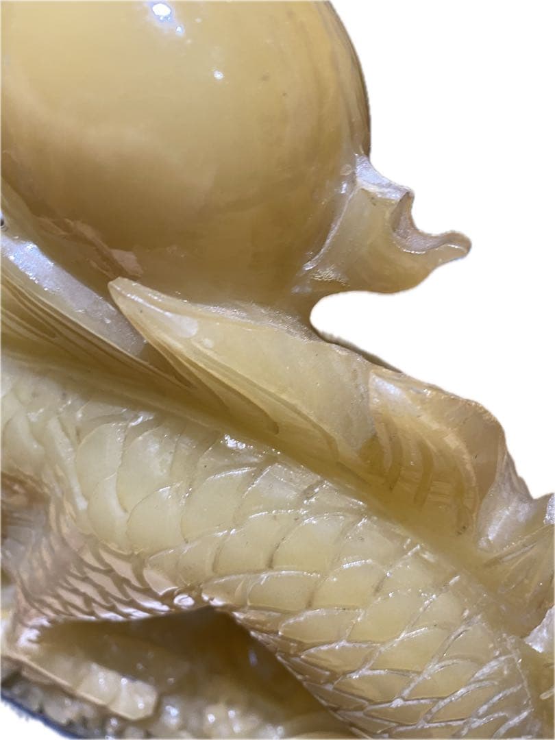 特大！縁起物　龍　天然石　彫刻　風水　開運