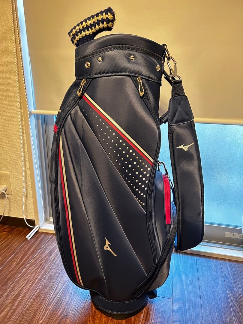 Mizuno ゴルフバッグ ネイビー 6分割
