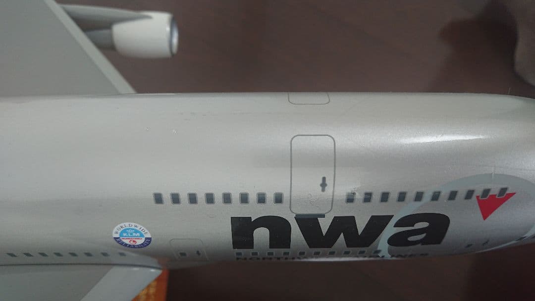 レア物！NORTHWEST AIRBOEING747-100模型 (1/100)