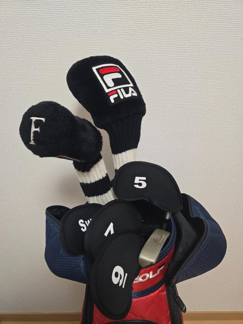 FILA ゴルフバッグ・クラブ初心者用セット