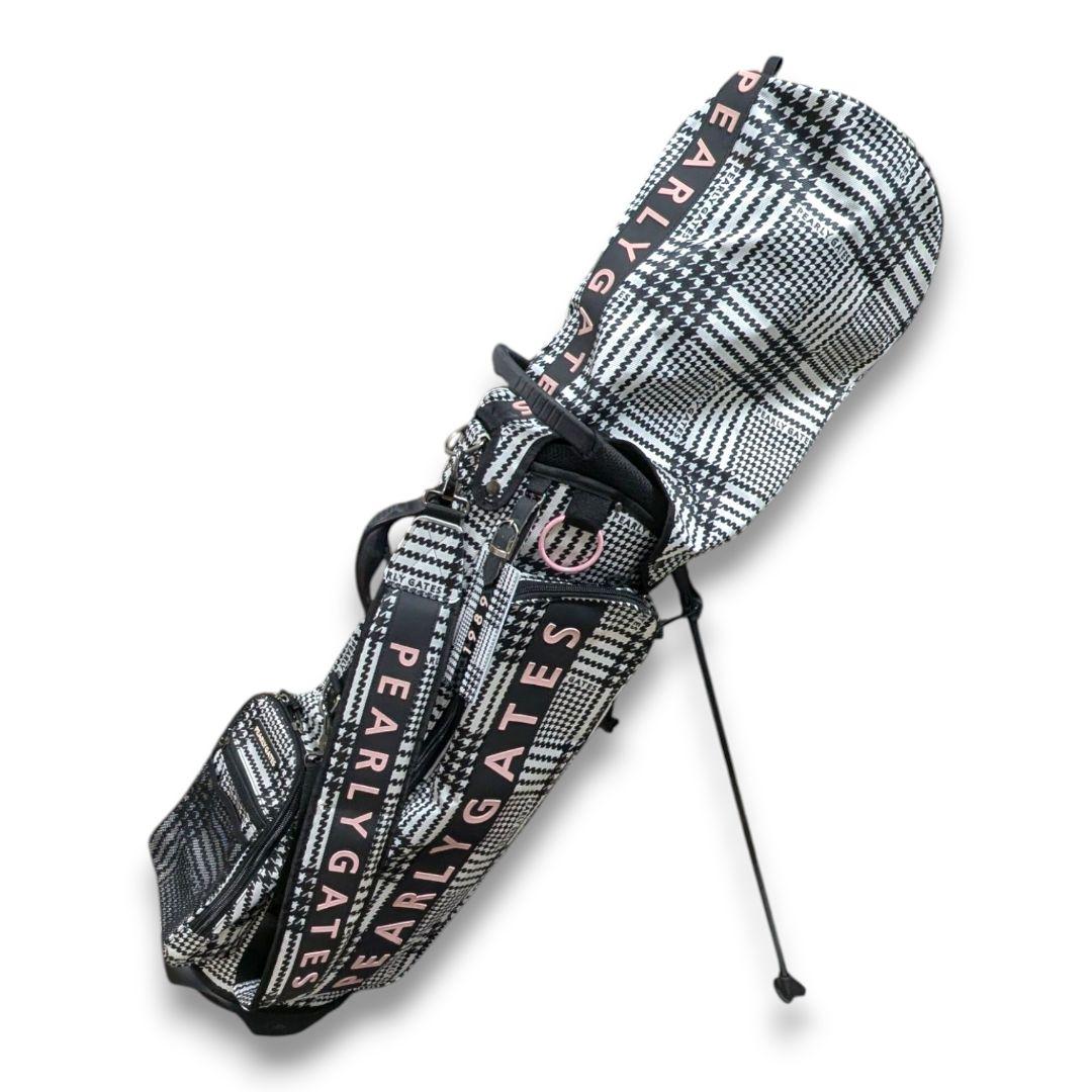 【即完売】パーリーゲイツ グレンチェック キャディバッグ カバー他 10点セット