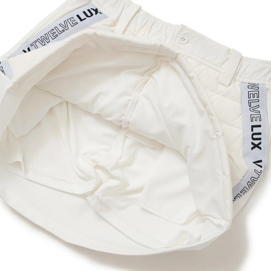 V TWELVE LUX ゴルフスカート ホワイト