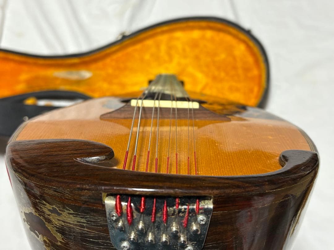 石川捷二郎　マンドリン　手工品　付属品と専用ケース付き　良品　1915-10-1