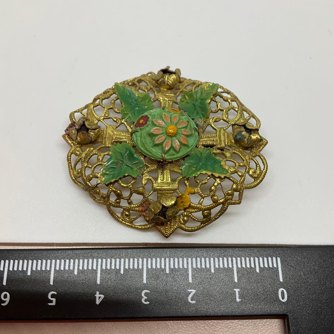 英国製ビンテージブローチ⑦