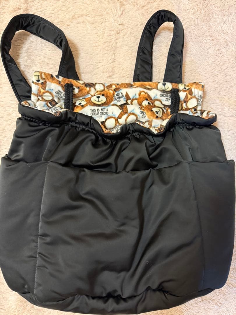 circus circus キャリーバッグ 黒　犬