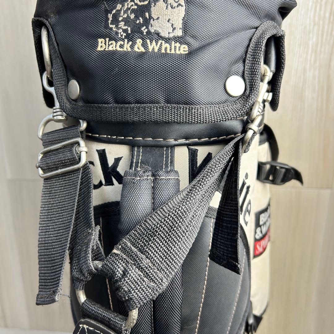 【希少！】ブラックアンドホワイト キャディバッグ　レア物　Black&White