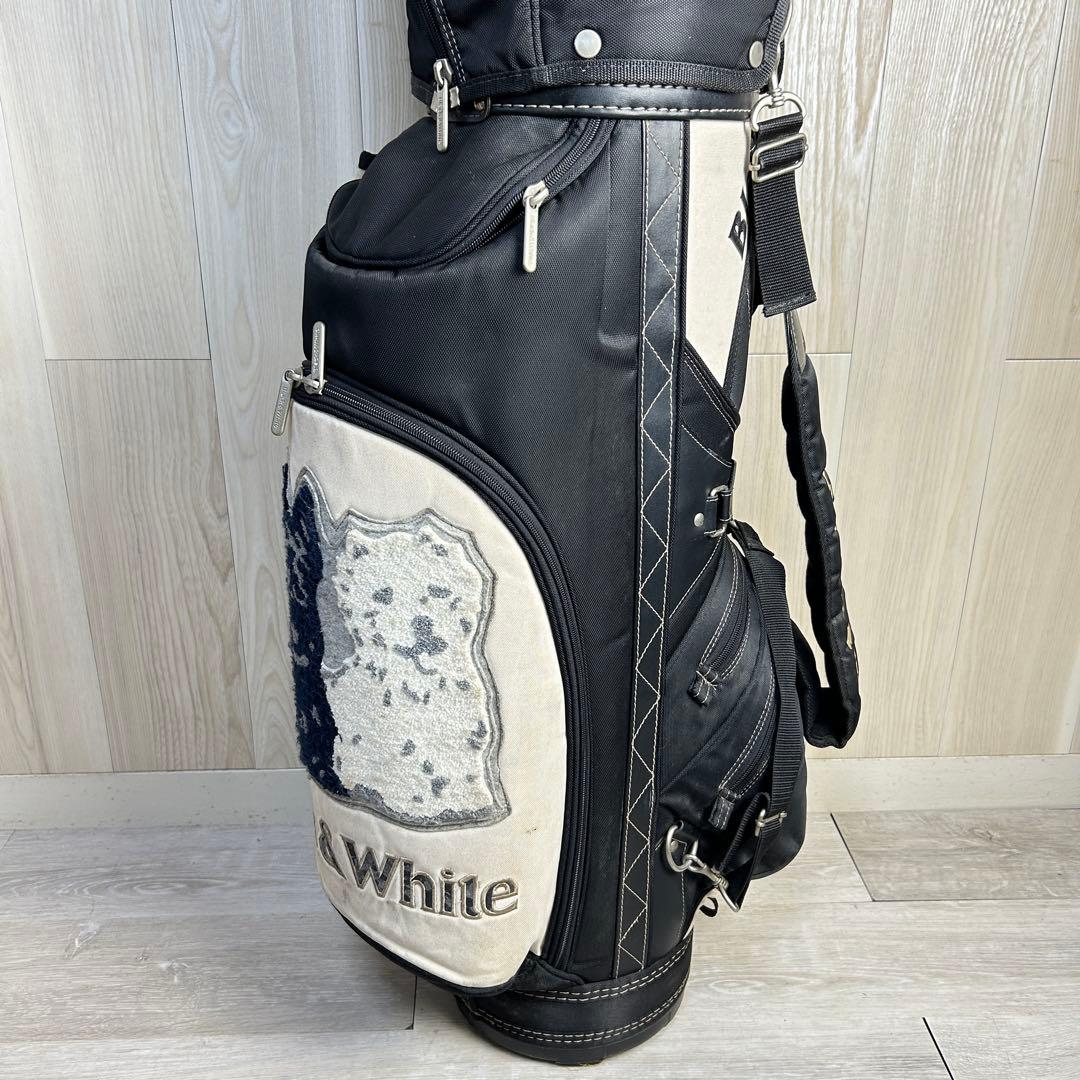 【希少！】ブラックアンドホワイト キャディバッグ　レア物　Black&White