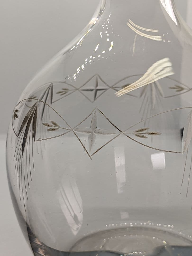 イギリス アンティーク 1920年代 ガラスデカンター アンティークガラス