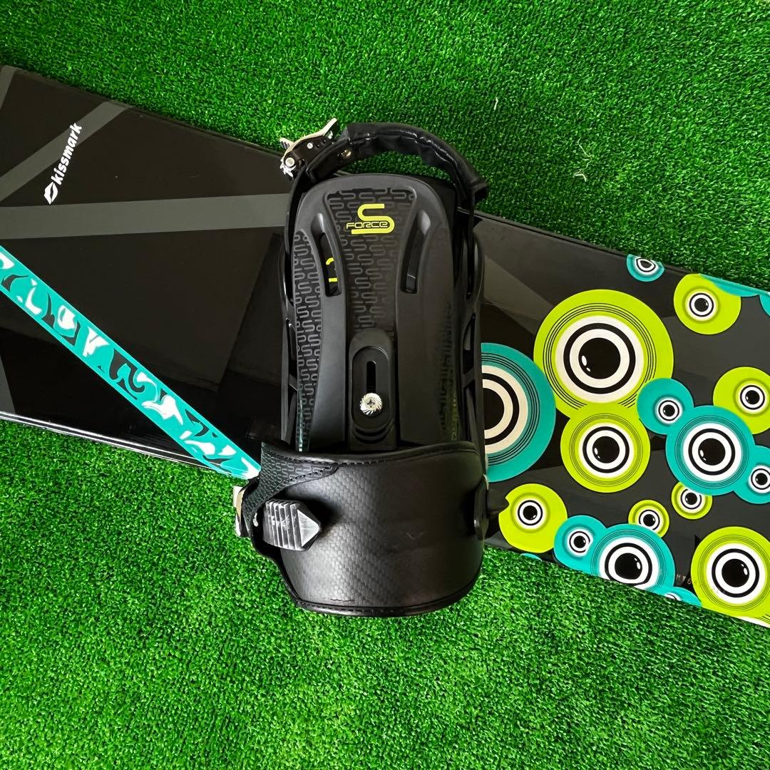 ✨ Kissmark ✨153cm スノーボード＋SALOMON FORCE L