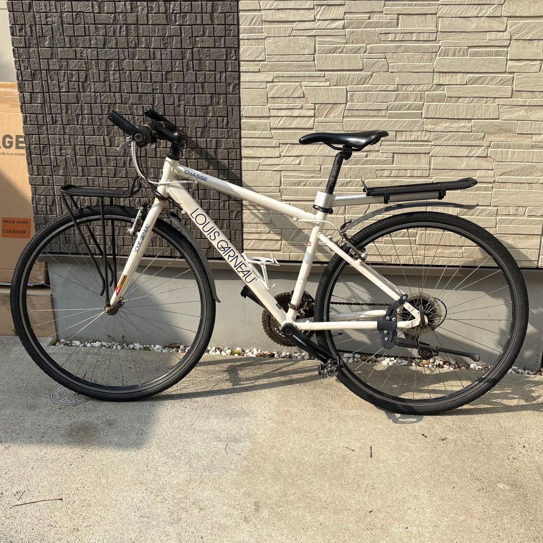 【整備済み】LOUIS GARNEAU ルイガノ クロスバイク 前後キャリア付き