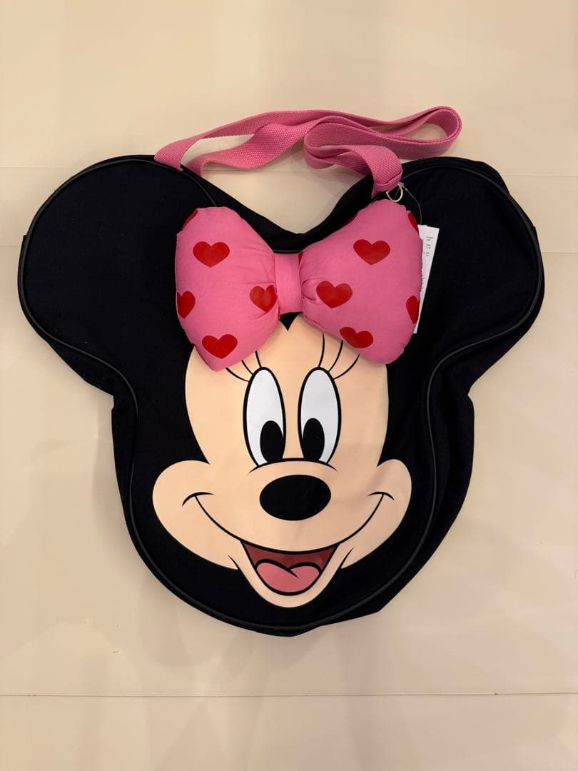 ミニー　ビッグフェイストート　ハート　海外ディズニー　アナハイム　wdw drl