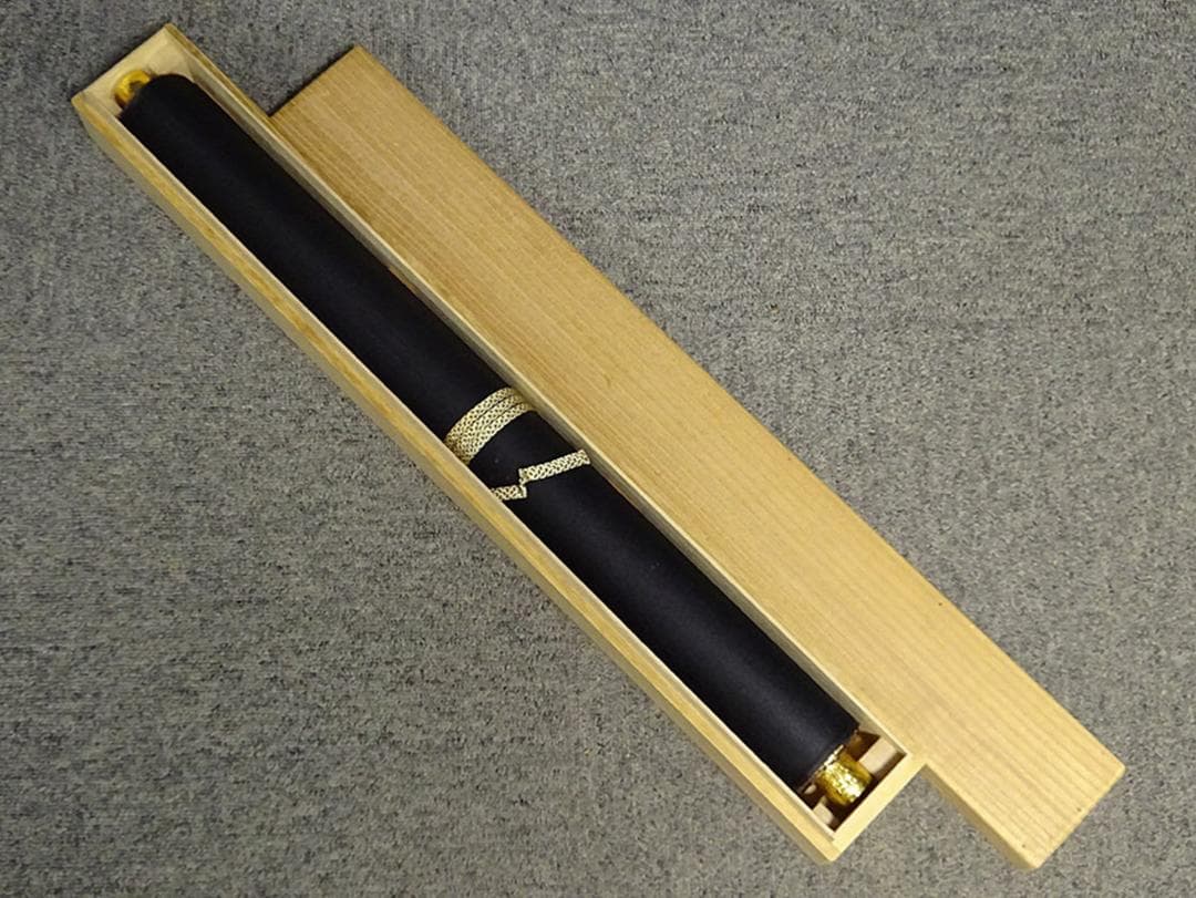 掛軸『西国三十三箇所霊場御朱印』絹本 無地箱付 掛け軸 a03312