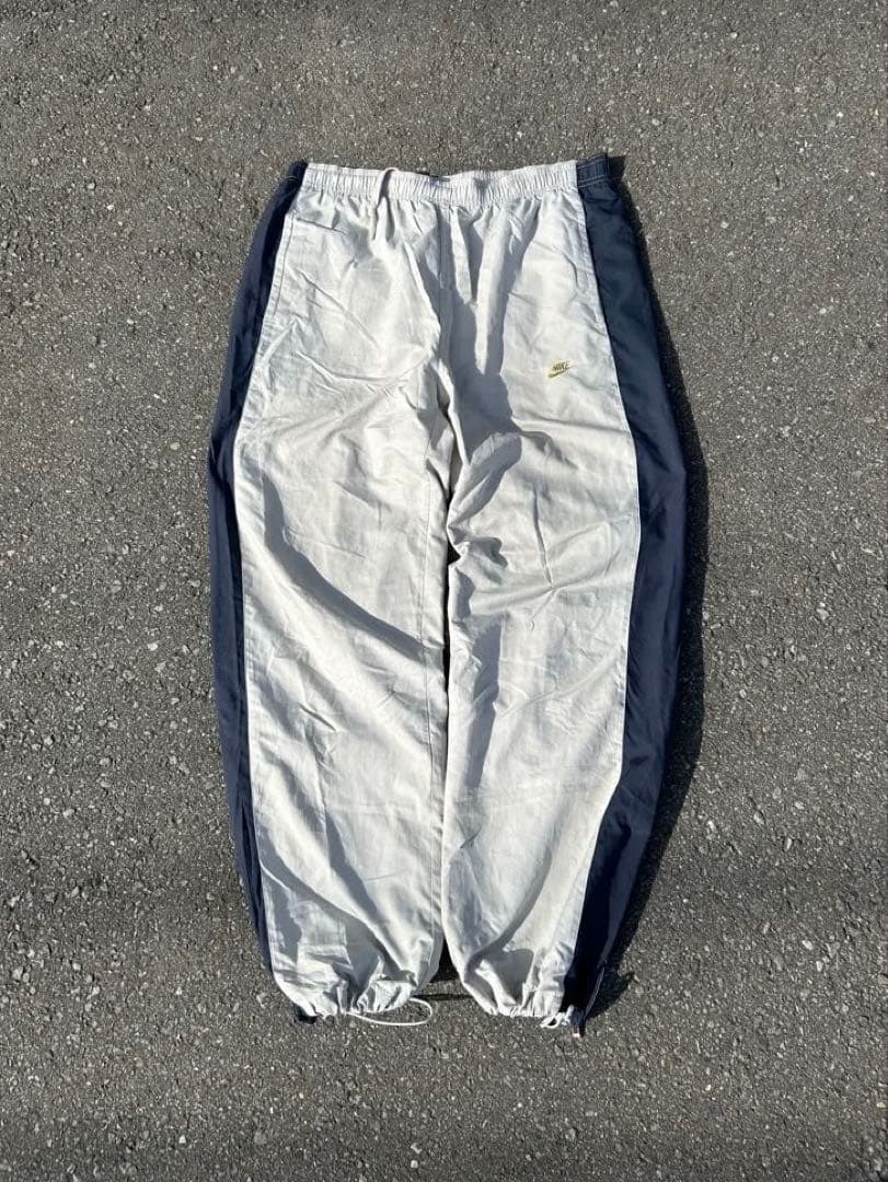 00s 90s nike ナイロンパンツ　極太　y2k テック
