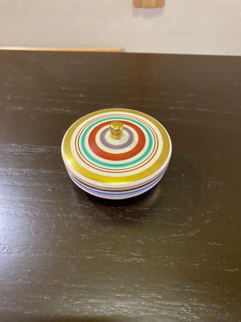 茶道具/独楽香合 『コマ 』 宮川(真葛)香斉 茶会 茶の湯