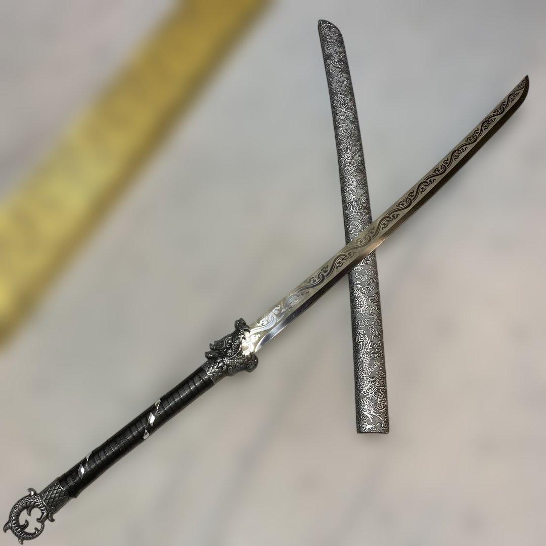 模造刀 中華宝刀剣 龍泉宝剣 唐横刀一体型刀剣