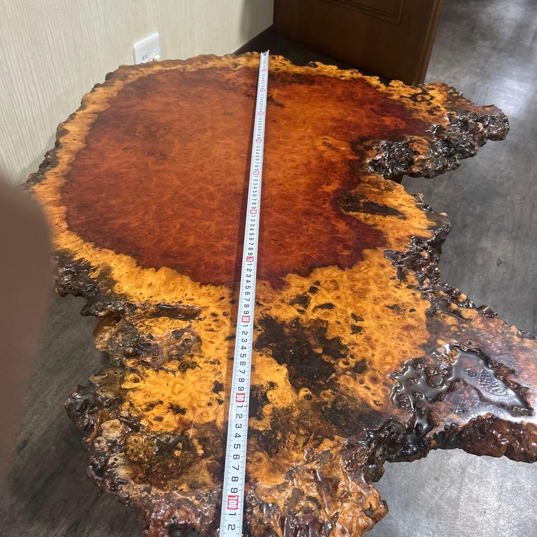 花梨天然一枚板テーブル神奈川県発送引き取り歓迎、近県待ち合わせ可能です。