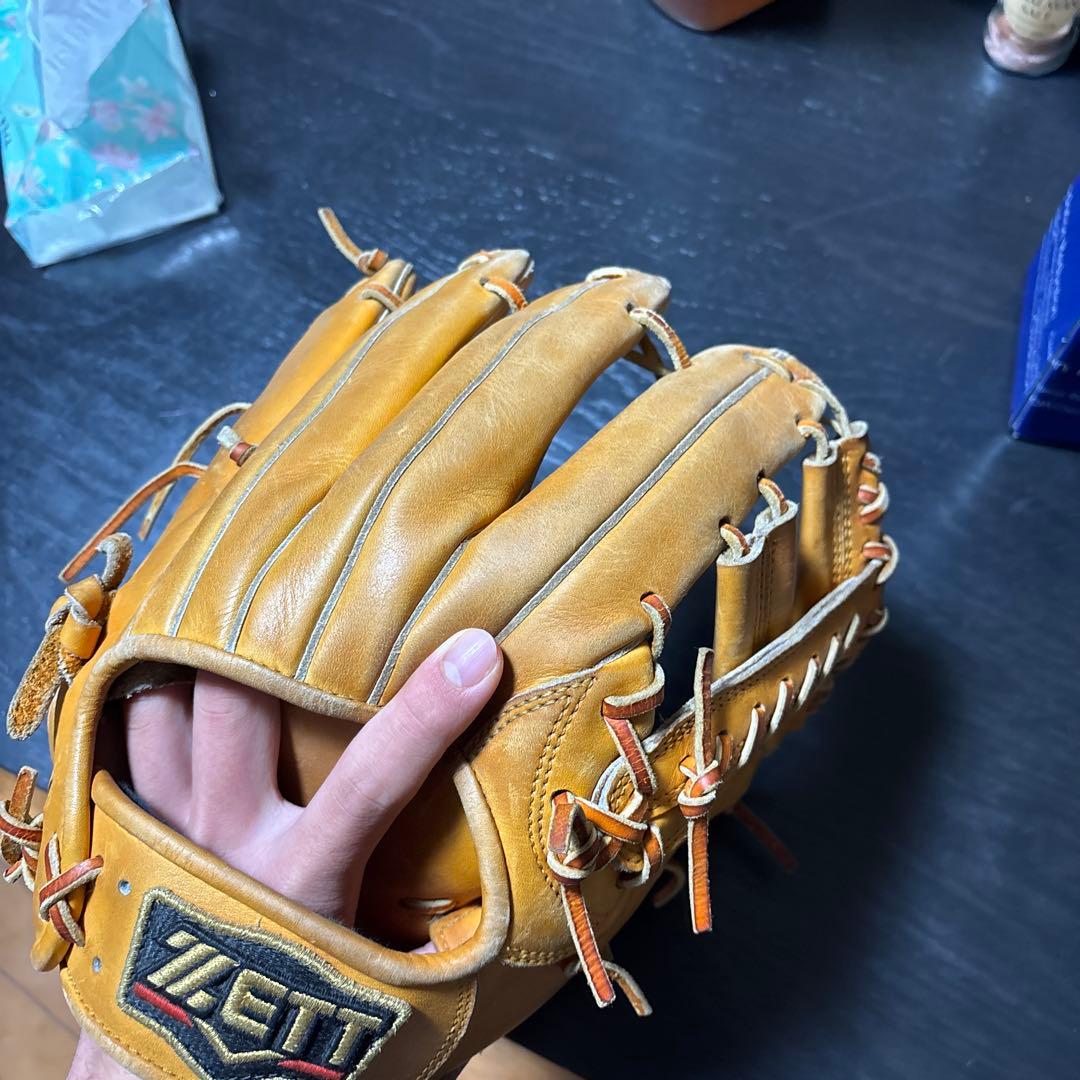 ゼット 軟式グローブ ブラウン