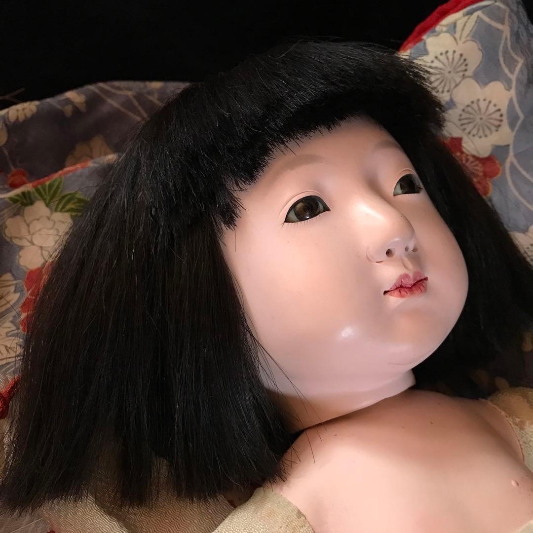 市松人形　春水　12号　昭和初期　鳴きます