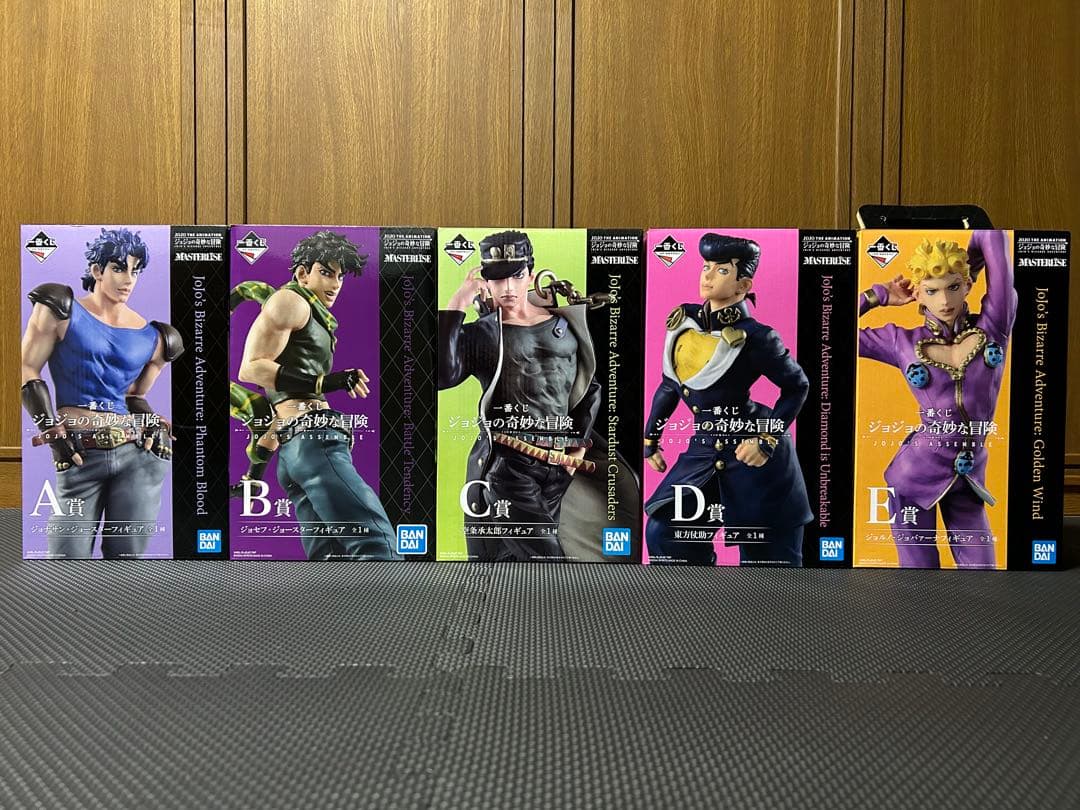 一番くじ ジョジョの奇妙な冒険 フィギュア5体セット