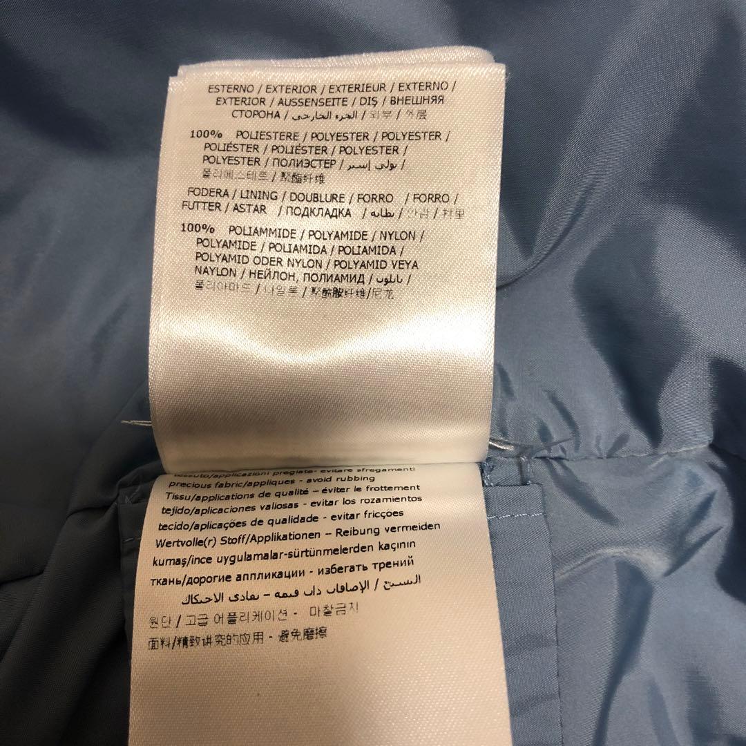 MONCLER 水色 刺繍 フード付きジャケット