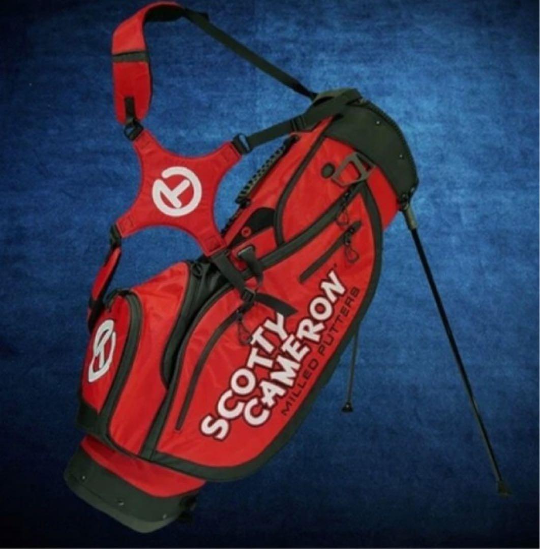 Scotty Cameron サークルT 日本限定ブライトレッドスタンドバッグ