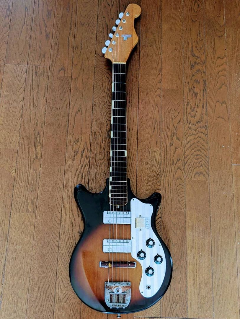 teisco MJ-2L ローズウッド削り出しブリッジ