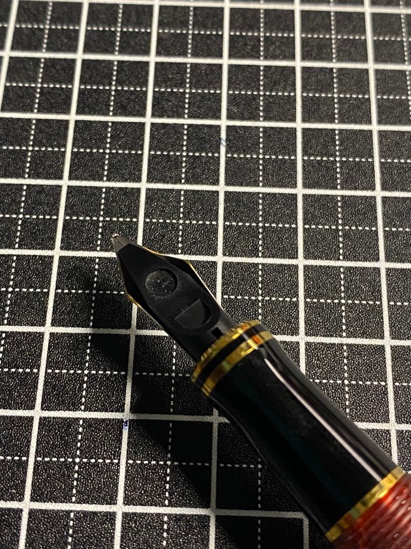 筆記具 PARKER Duofold International Marble-red