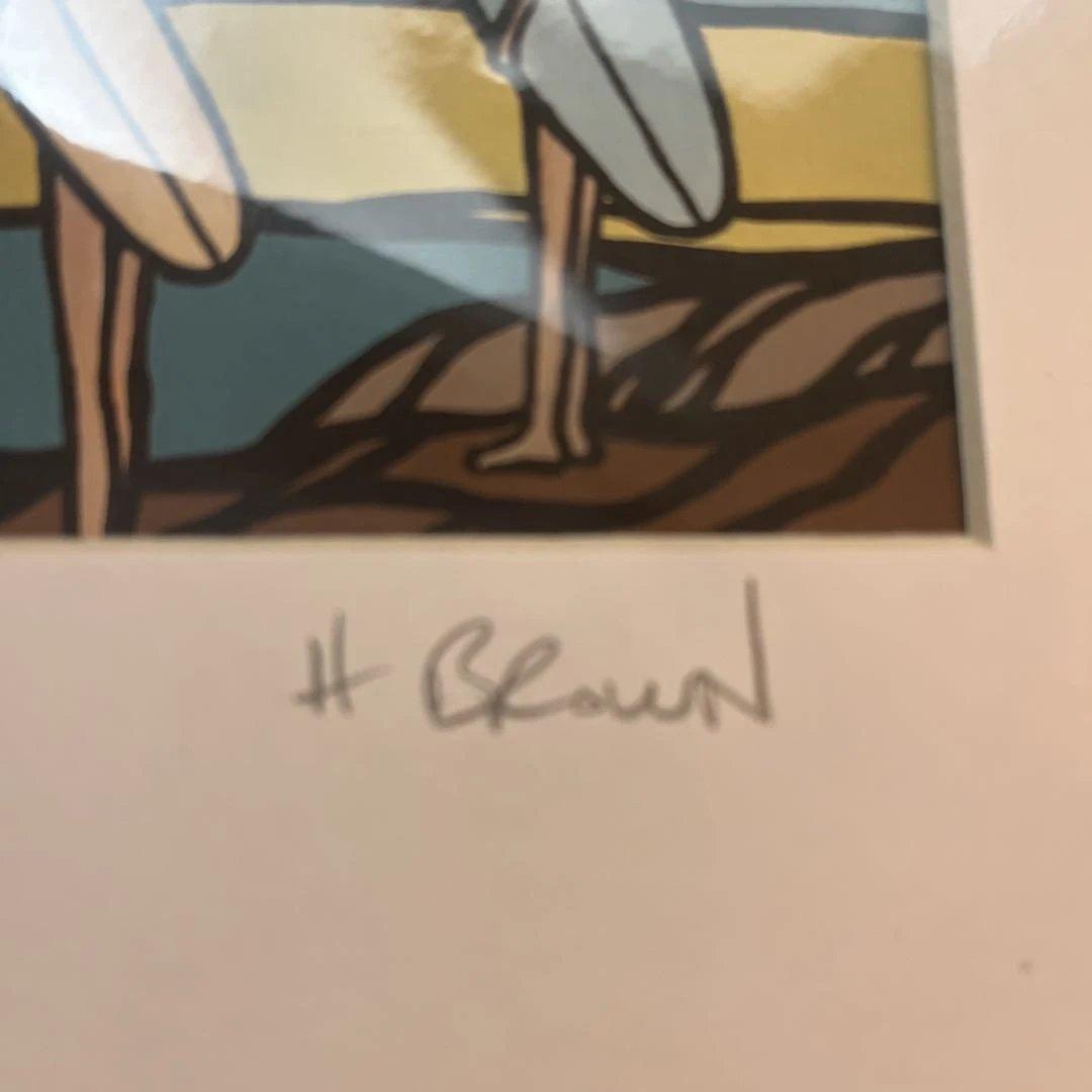 【美品】ヘザーブラウンHeatherBrown“SouthPoint”絵画art