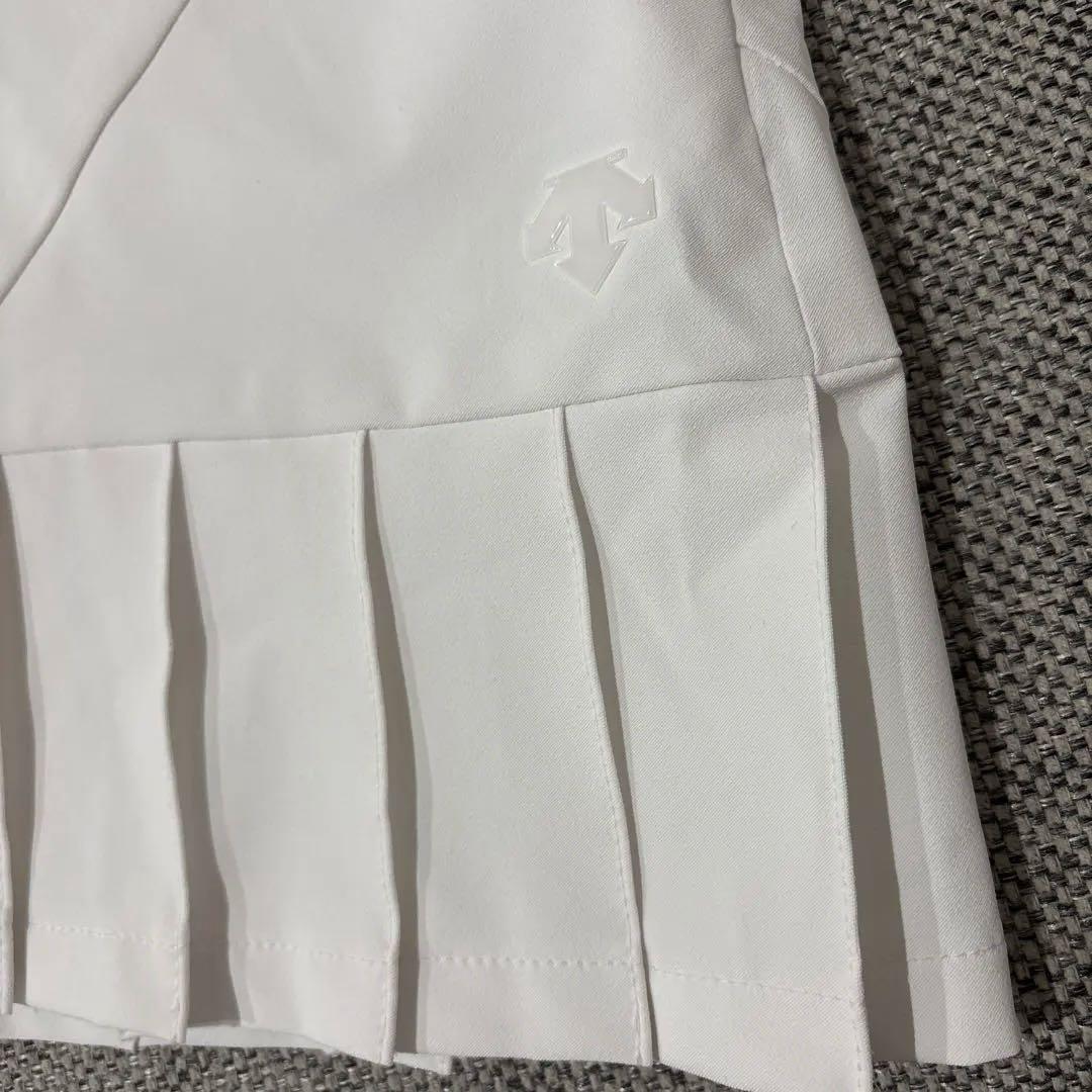 【美品】デサントゴルフ スカート ホワイト 61/S