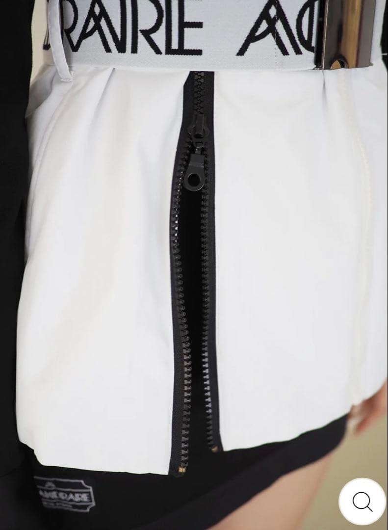 新品　ACEANDRARE レディース ベスト ホワイト　白　Sサイズ