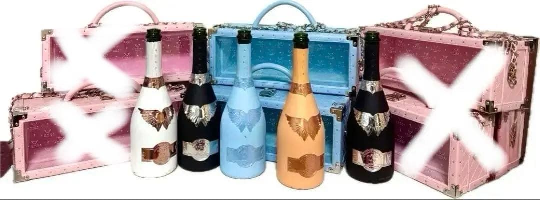 ANGEL まとめ売り　 ボトルケース 鍵付　エンジェル　ドゥミセック　空箱空瓶