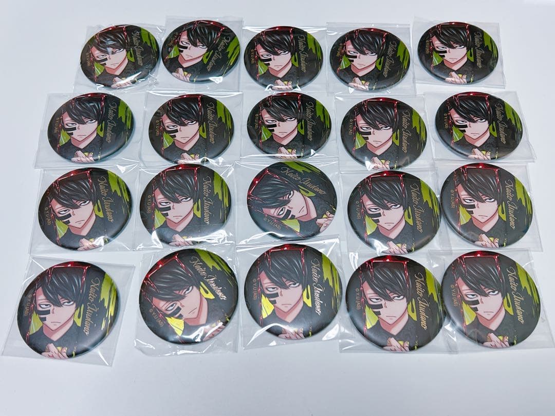 桃源暗鬼　メタリック缶バッジ　無陀野無人　20個