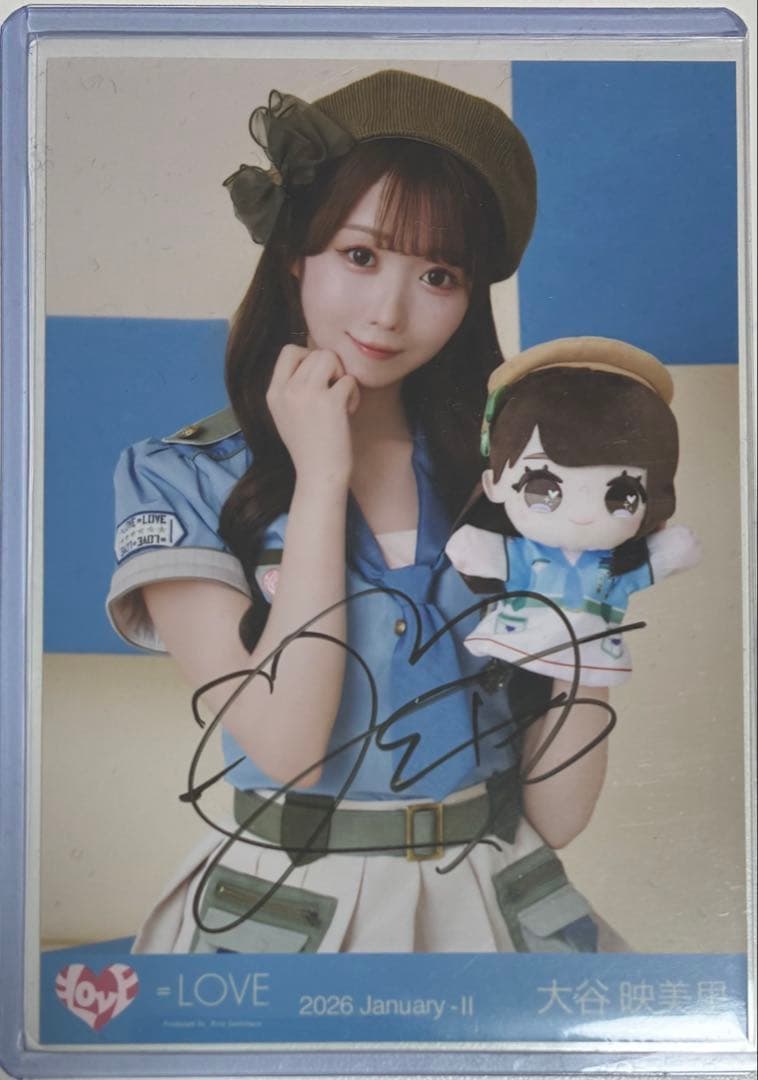 ＝LOVE 大谷映美里 モーリーファンタジーコラボ 生写真 直筆