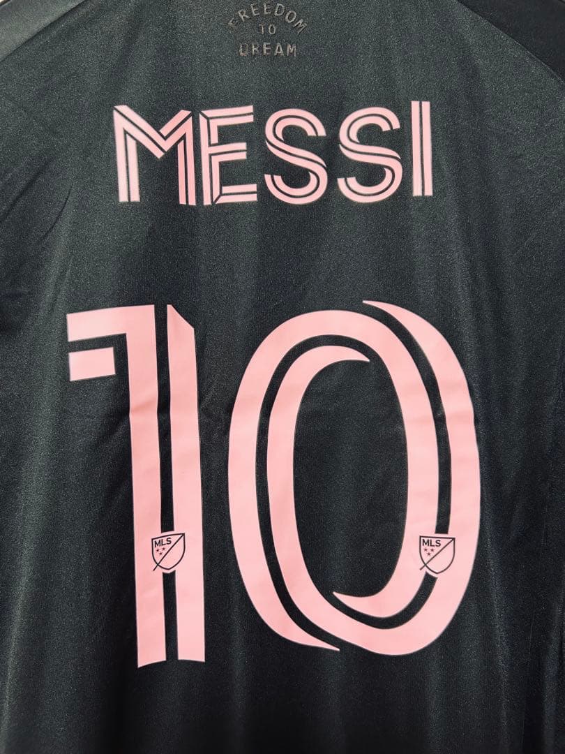 【正規品】メッシ インテルマイアミ 2025アウェイユニフォームＬサイズ