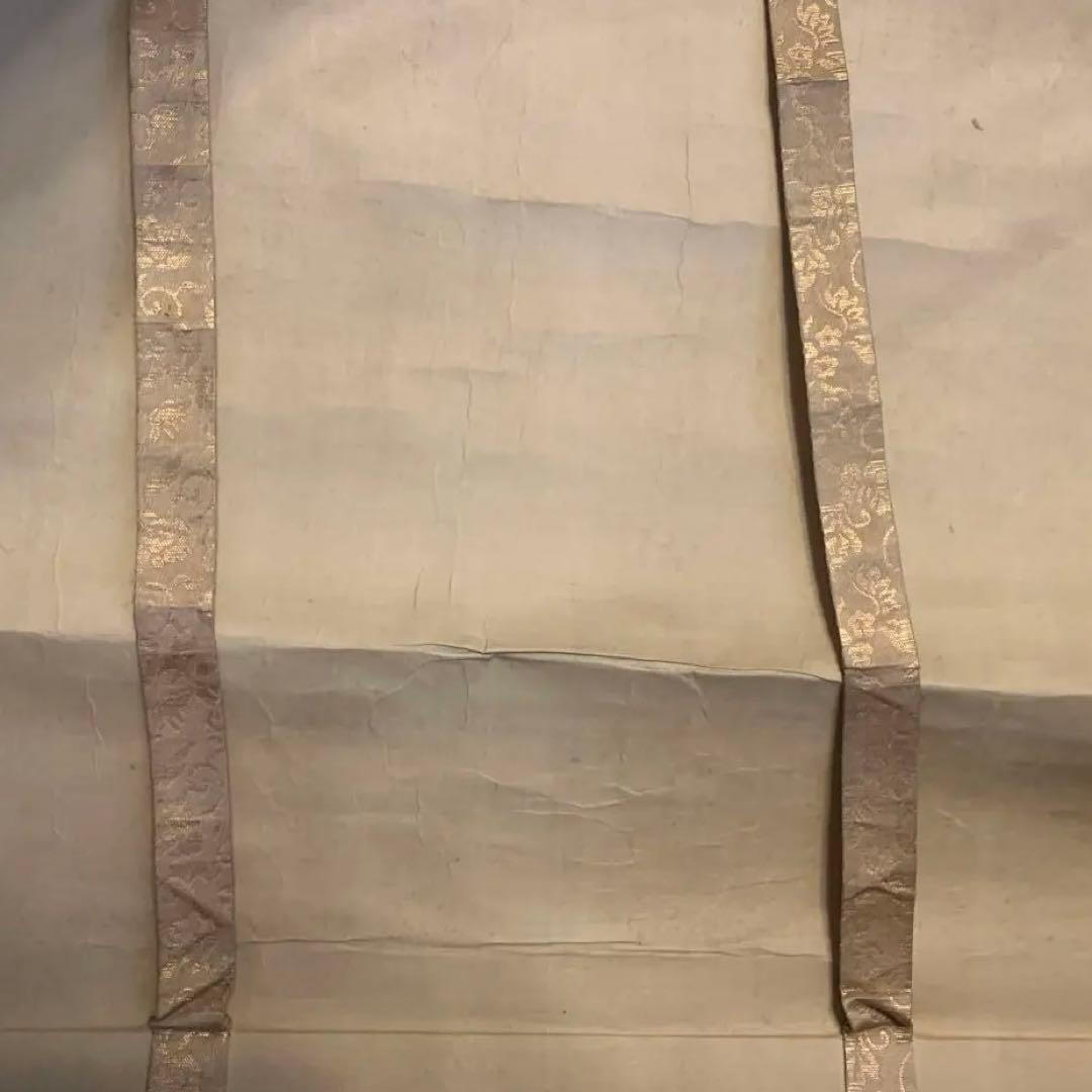 明治時代　日本画　木村関泉（きむら かんせん）　山水　掛軸　紅葉　秋