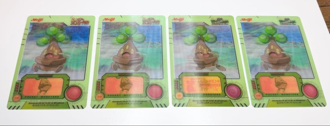 【劇場版ポケモンミュウと波動の勇者ルカリオ】meiji 3Dカード 12枚セット