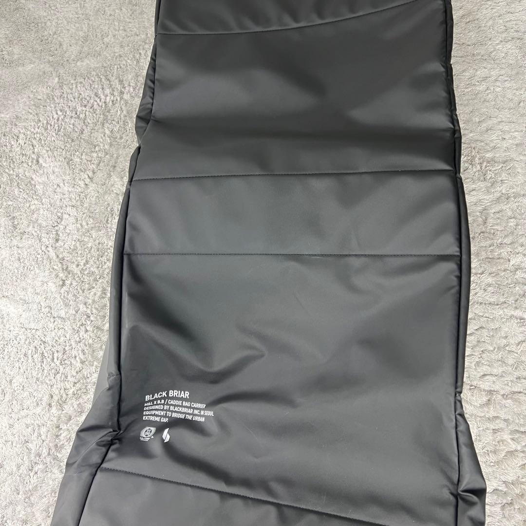 MARK&LONA ×BLACK BRIAR キャディバッグケース ブラック