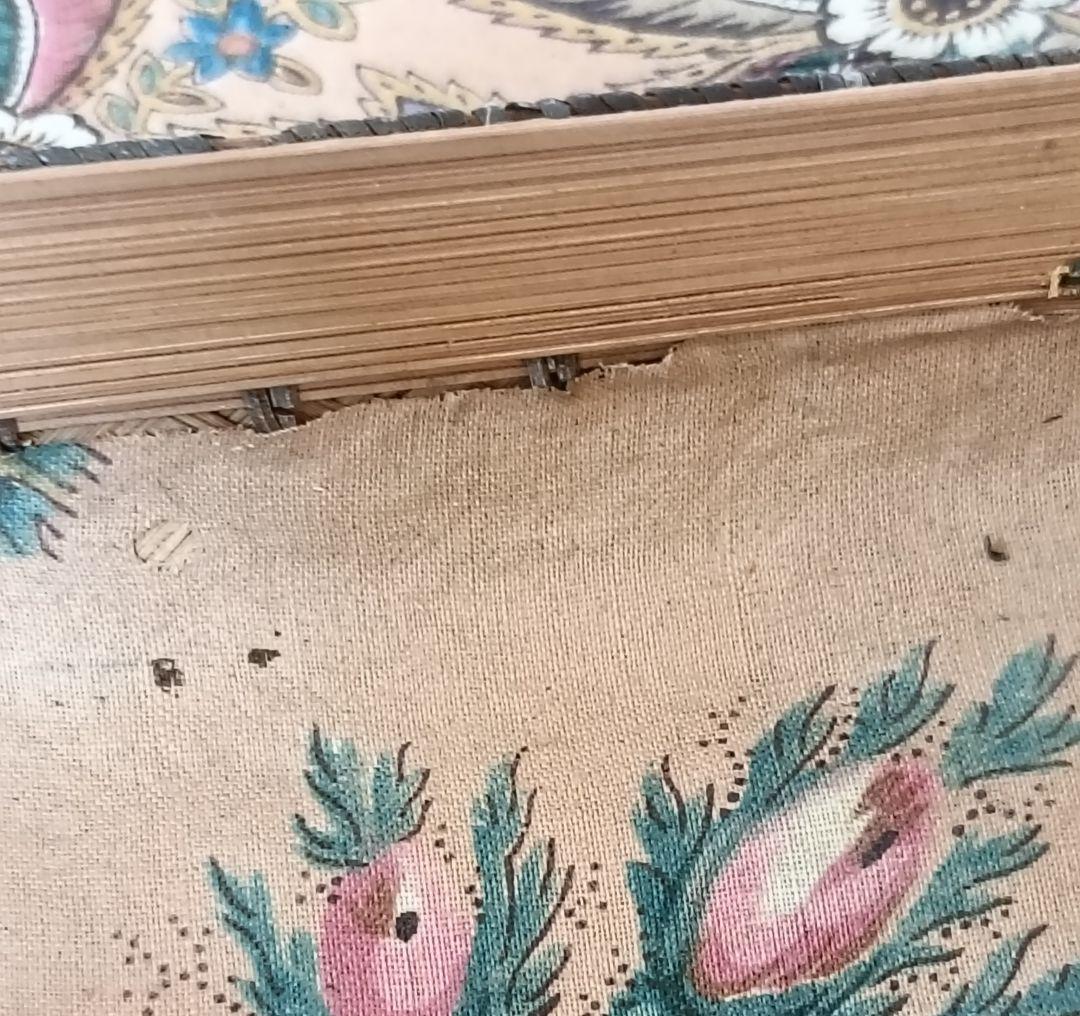 古い 弁当箱 竹編み 銅金具 　箸 網袋 木箱付