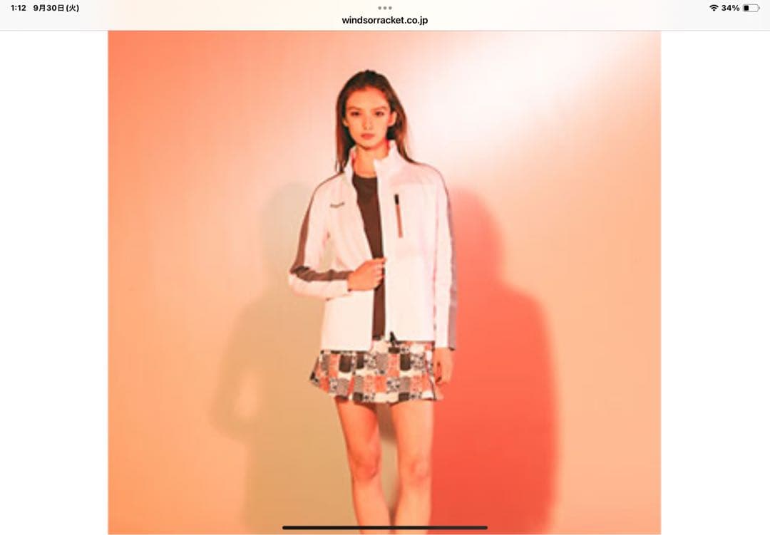 Admiralテニスウェア上下セット Mサイズ