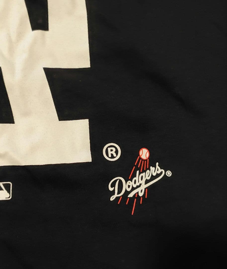 ドジャース　正規品　 Tシャツ　海外Mサイズ ブラック　タグ付き