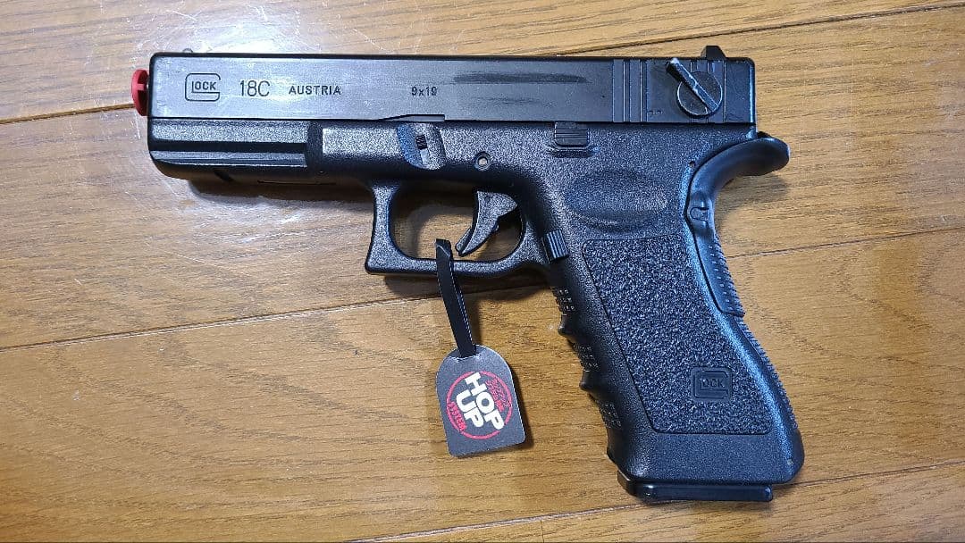 ジャンク東京マルイG18C電動ハンドガンセットおまけ付き18禁エアガントイガン