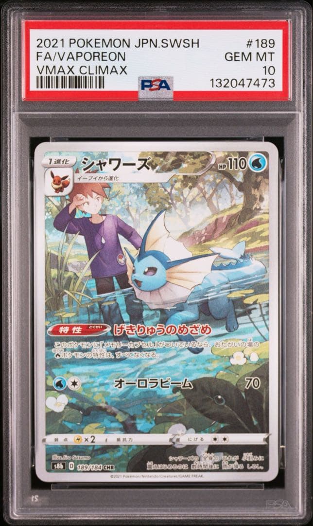 【PSA10 連番】イーブイ シャワーズ サンダース ブースター CHR ブイズ