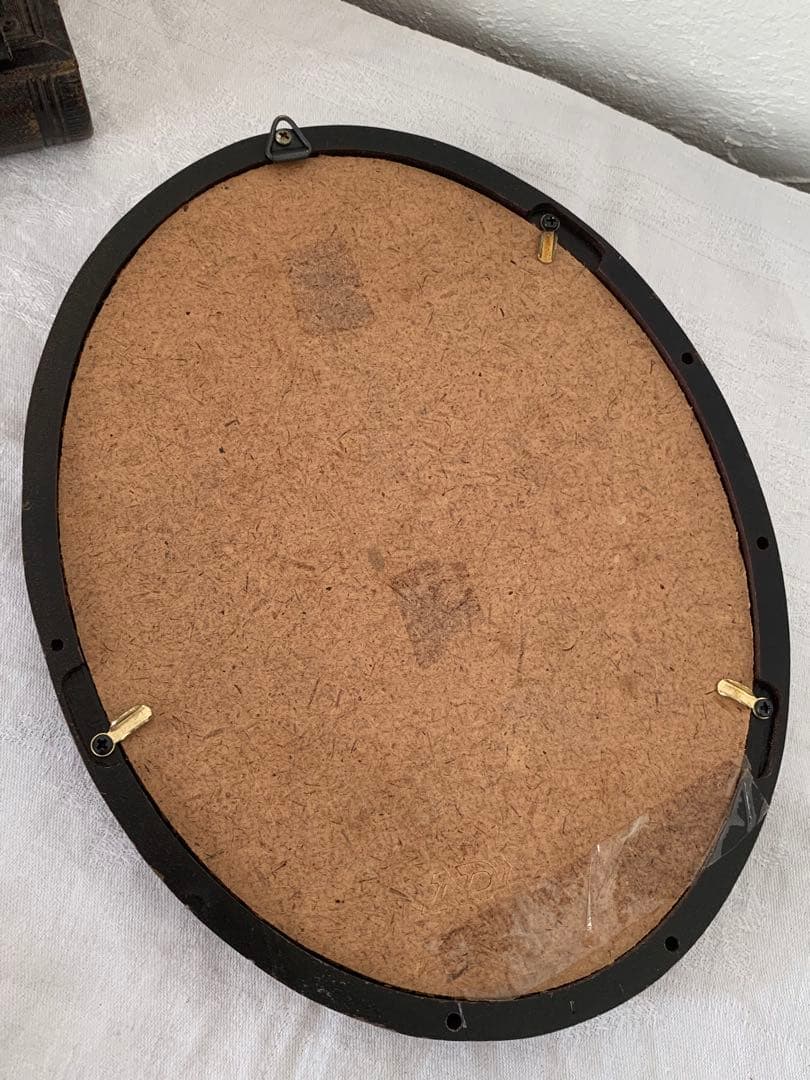 ミリカリ ヨーロッパヴィンテージ 聖母子　刺繍入り　木製フレーム